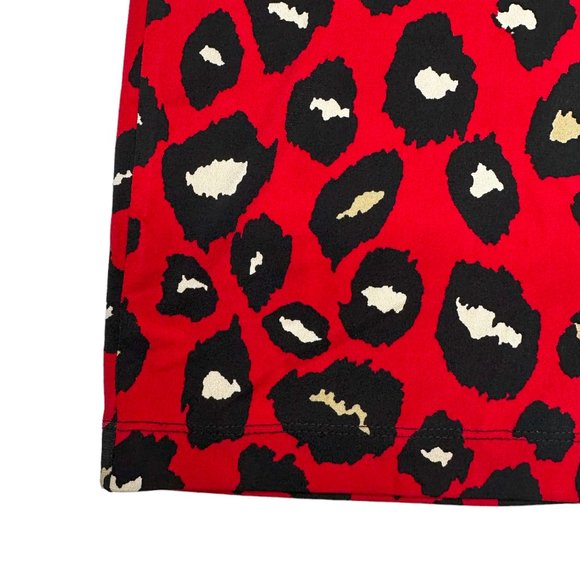 Forever 21 Contrast Cheetah Print Mini Dress (M) - Picture 5 of 7